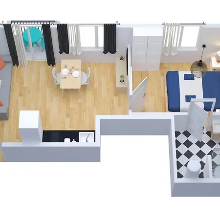 Les Alizes - Balcon - Climatisation Appartement Lorient
